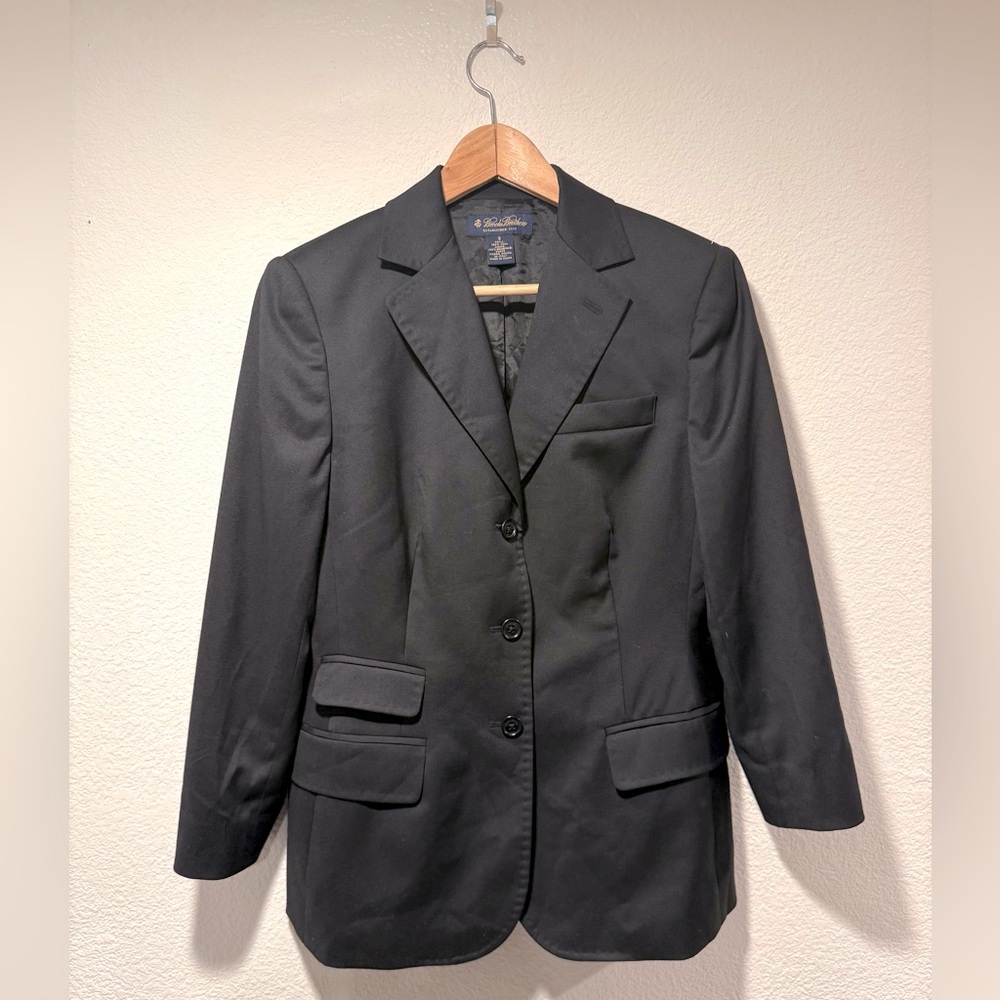 BROOKS BROTHERS Italian Wool 3 Button Blazer
